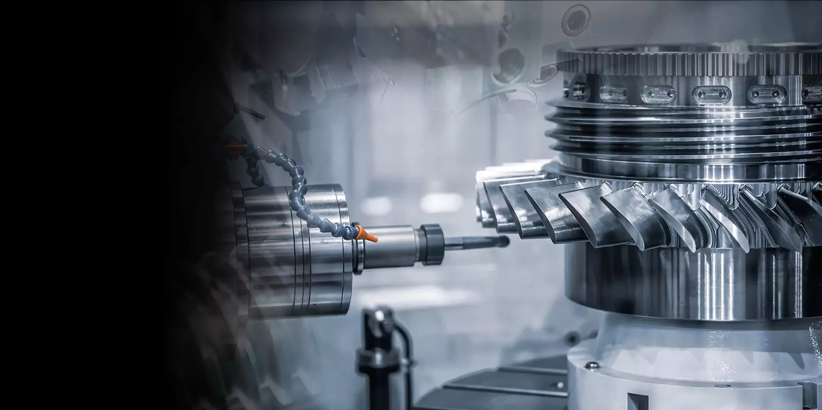 usinage cnc de pièce mécanique cylindrique en métal